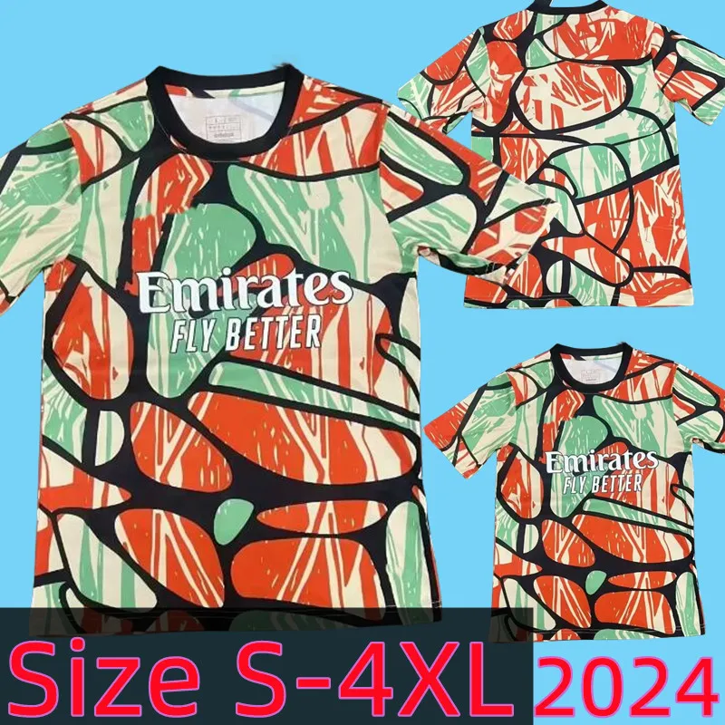 Saka Football Jersey G. Jesus Odegard RICE HAVERTZ 24 25 Gunner MARTINELLI SMITH ROWE NKETIAH ZINCHENKO SALIBA TRSSARD Football Jersey Pre match Uniform 123