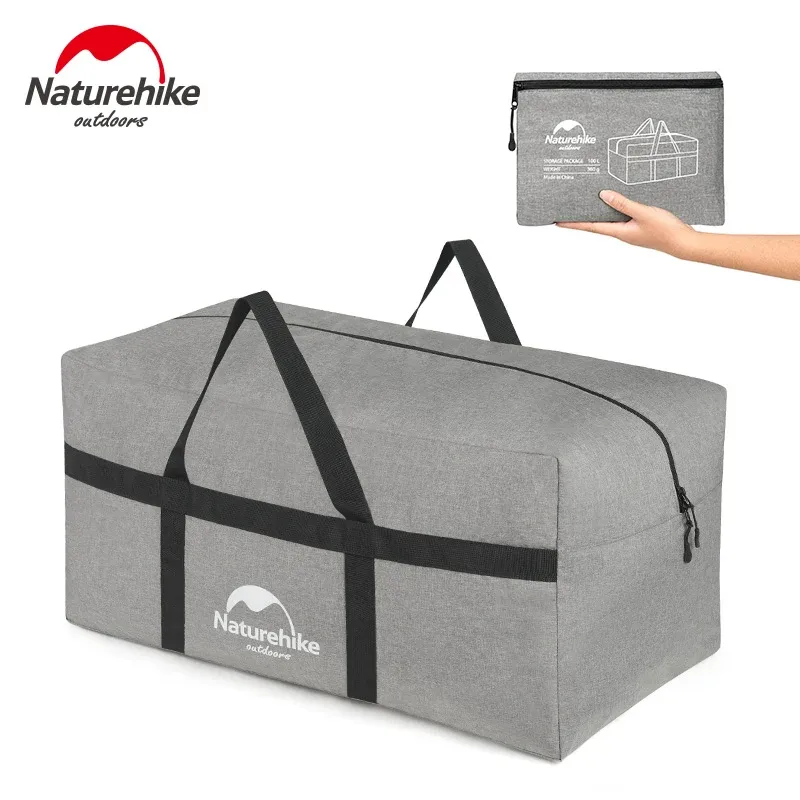 Headphones Naturehike Folding Large Capacity Storage Bag Outdoor Ultralight Durable Bags Duffel Bag Portable Travel Camping 45l 100l