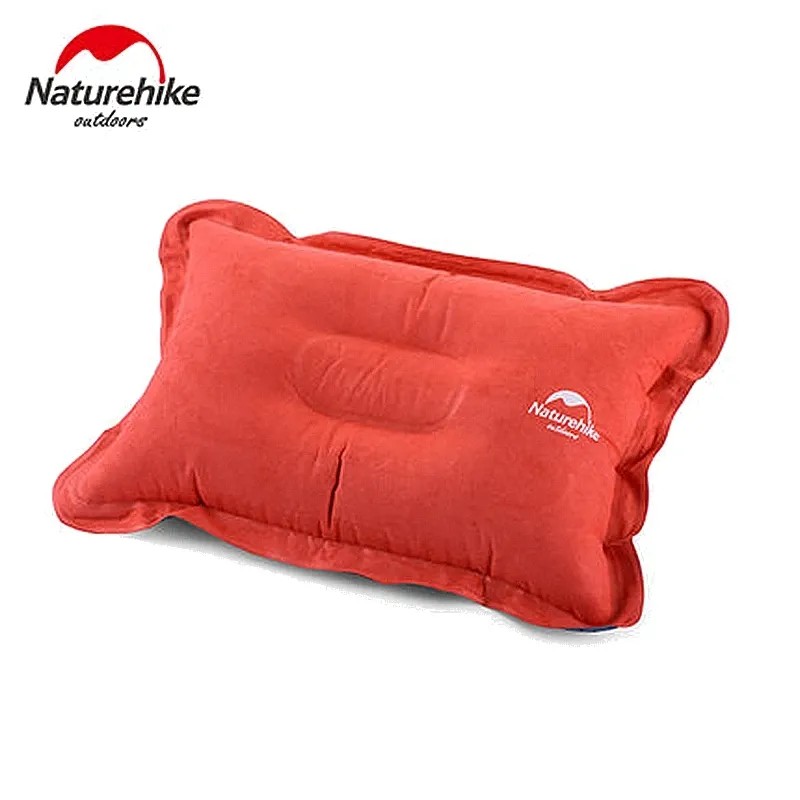 Naturehike – oreiller gonflable en daim floqué, coussin de protection pour appui-tête de voiture, oreiller de voyage, coussin doux, Kits de voyage portables