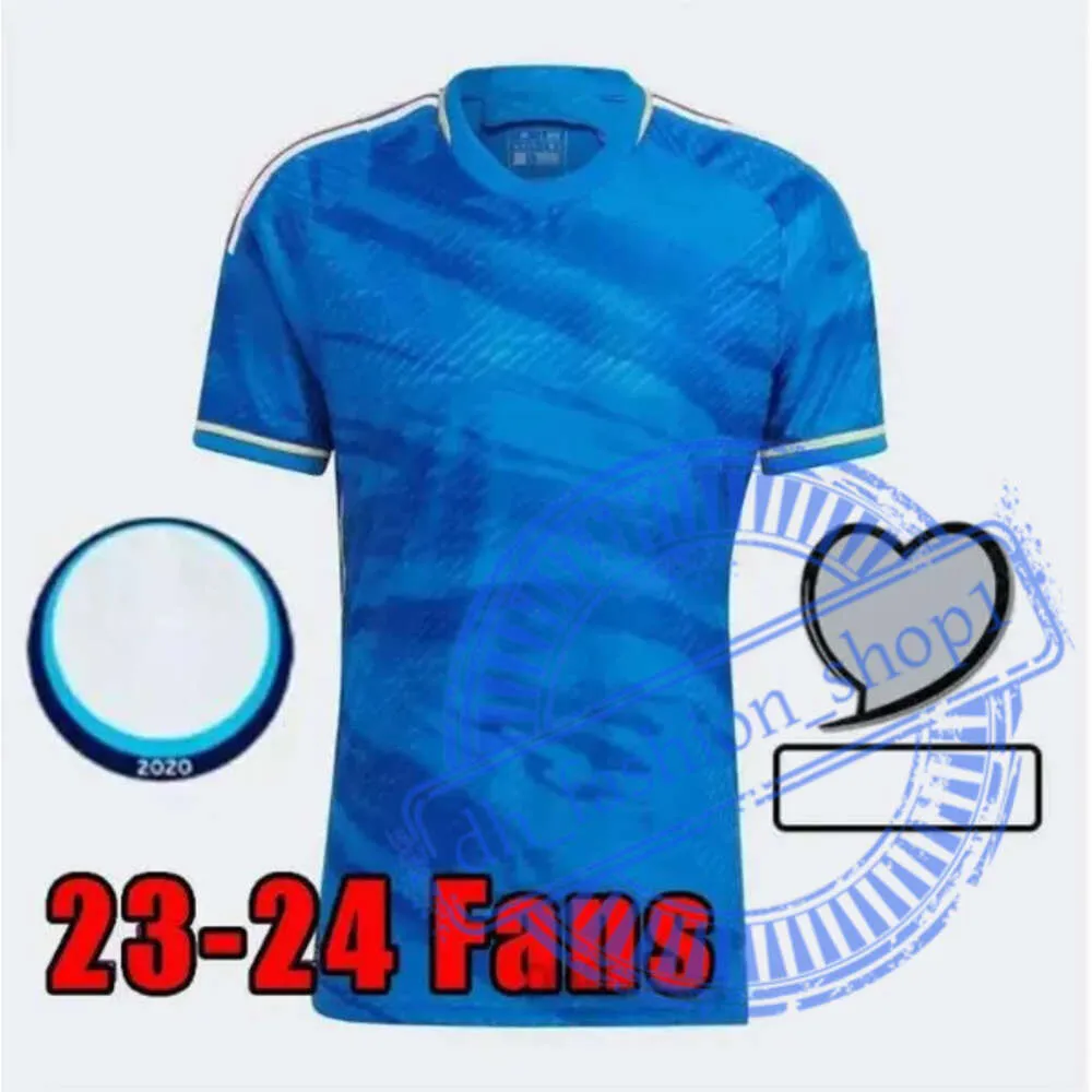 Maglia da calcio Italia Maglia da calcio Italia Maglia Italia Euro Cup Maglia da calcio nazionale da uomo Kit completo per bambini Set completo italiano 125 ° anniversario Casa lontano CHI 732