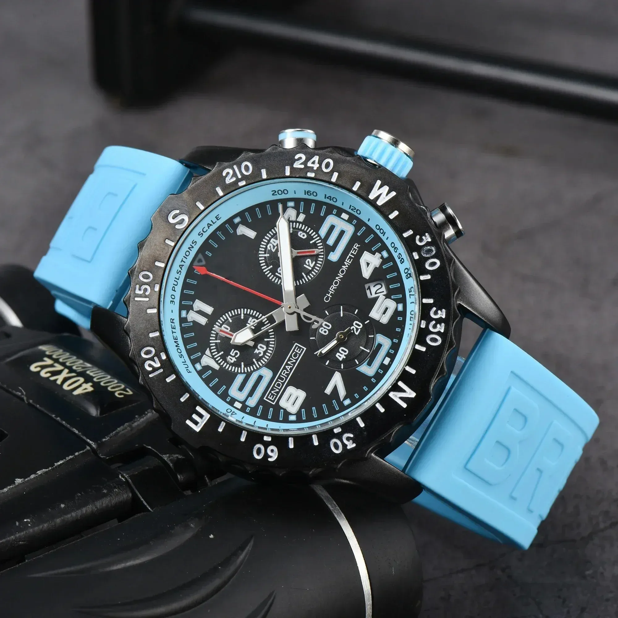 أعلى جودة AAA+ الساعات العلامة التجارية الأصلية للرجال Lristwatch Wristwatch أوتوماتيكي حزام المطاط الساخن الساعات الذكور