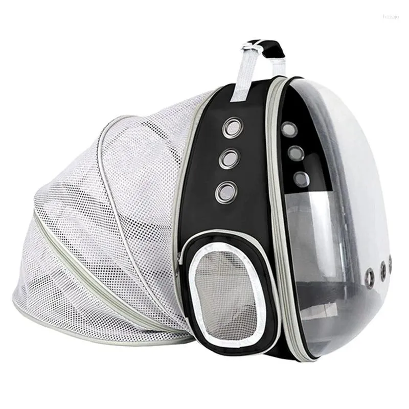 Sac à dos extensible pour chien et chat, grand sac transparent de voyage pour animaux de compagnie, espace à bulles, facile à utiliser