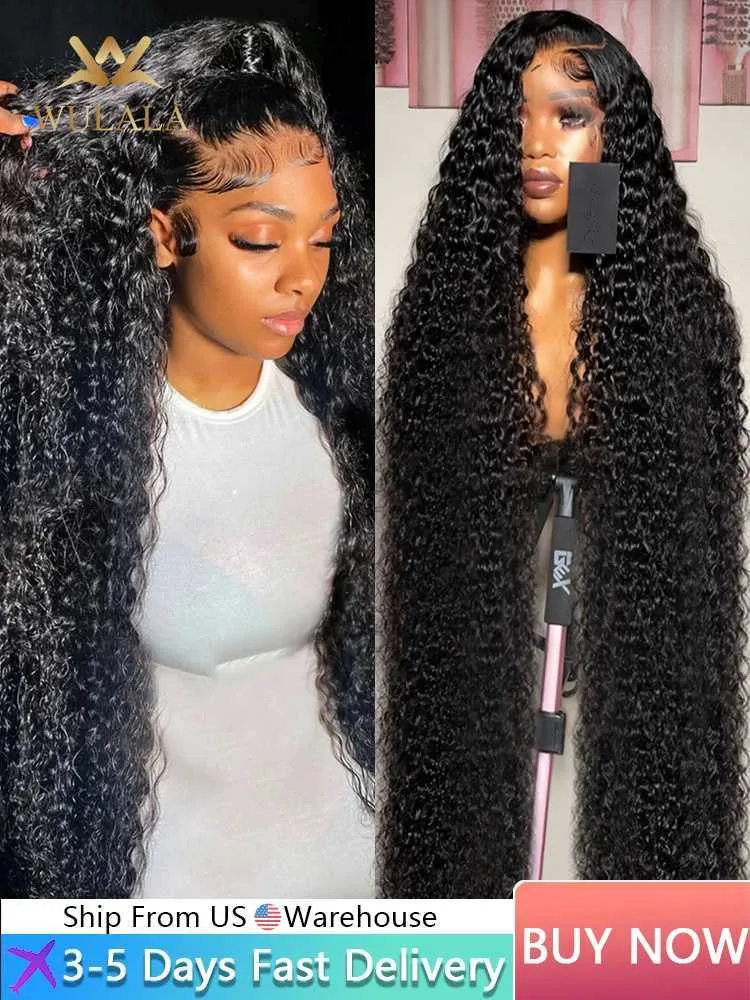 Synthetic Wigs 30 40 Inch Loose Deep Wave Lace Frontal Wig 13x6 Hd Curly Human Hair Wigs 13x4 360 Water Wave Glueless Preplucked Lace Front Wig 240329