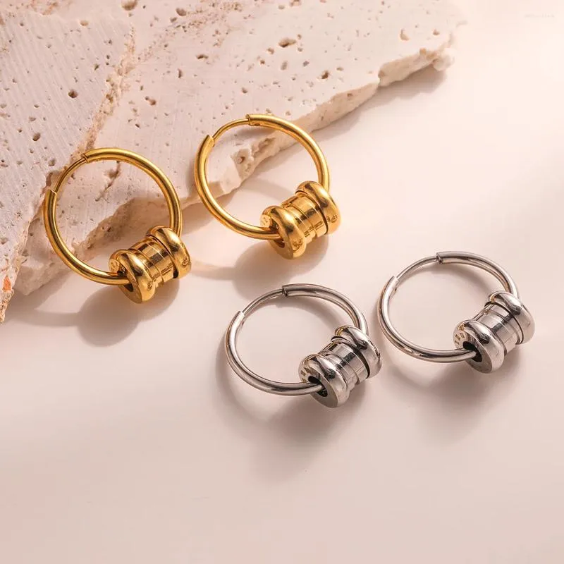 Boucles d'oreilles pendantes en acier inoxydable 316L, Design Unique, goutte pour femmes et filles, Bijoux délicats pour rencontres OL quotidiennes