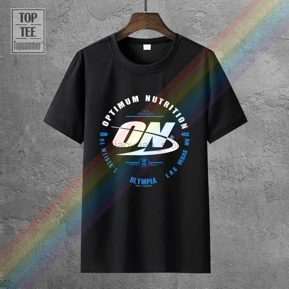 T-shirt da uomo Nutrizione ottimale Mr Olympia 2015 Las Vegas Joe Weider maglietta sportiva M 240327