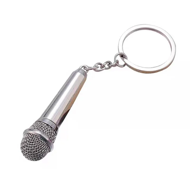 Mini mikrofon metalowe brelok do metalowych brelok
