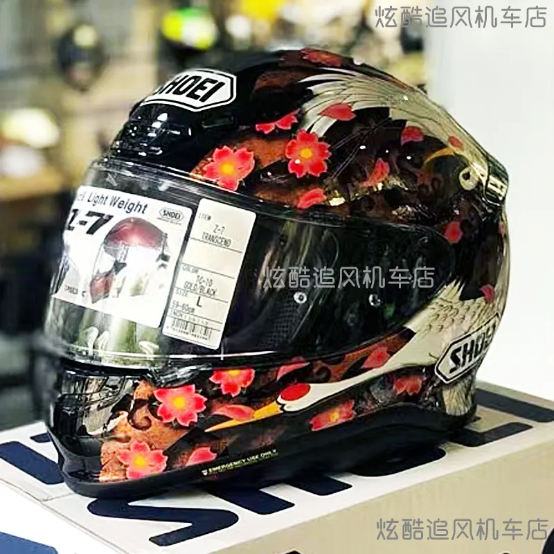 Full Face Shoei Z7 Transcend Motorcycle Hełm antyfog Visor Man Riding Car Motocross Racing Motorbike Helmet