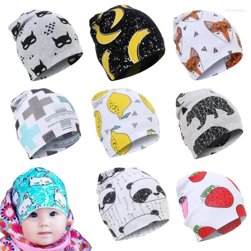 Bérets en coton imprimé citron, casquettes pour bébés garçons et filles, chapeau pour printemps, automne et hiver, chapeaux pour enfants de 0 à 3 ans