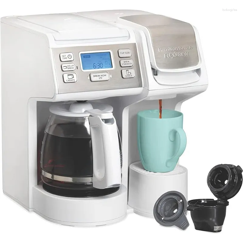 Zestawy naczyń kuchennych 49917 Flexbrew Trio 2-Way Care Care Maker Kompatybilny z Kuponami K-CUP Pojedynczy podaw