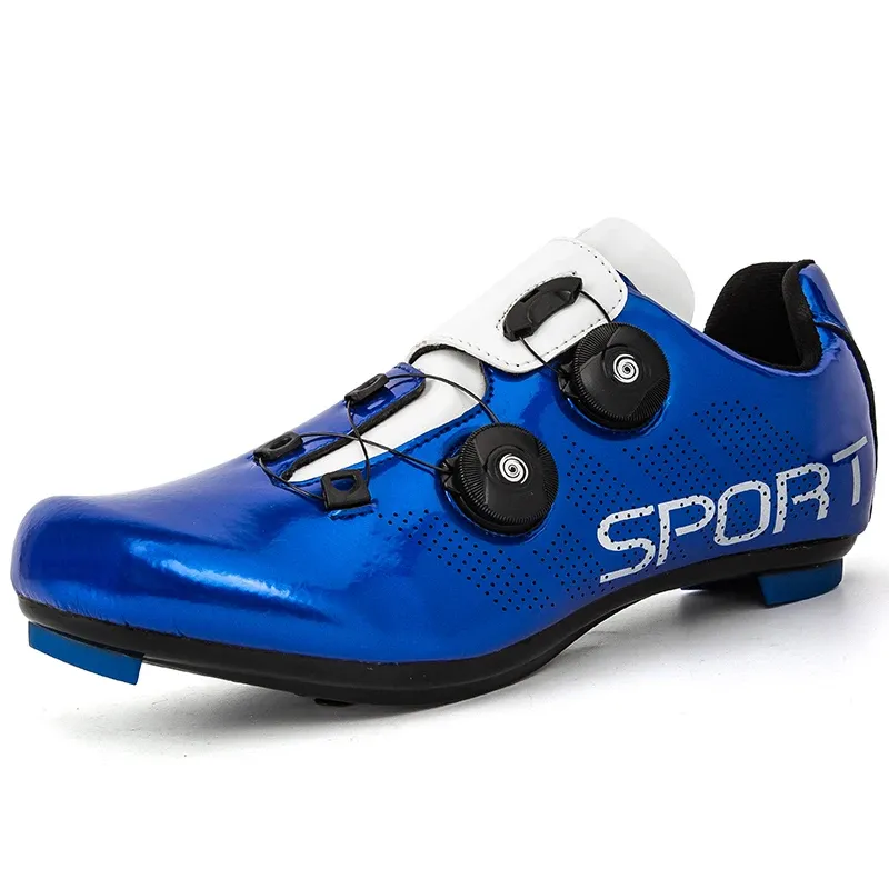 履物の新しいサイクリングシューズ高品質の男性ロード自転車靴