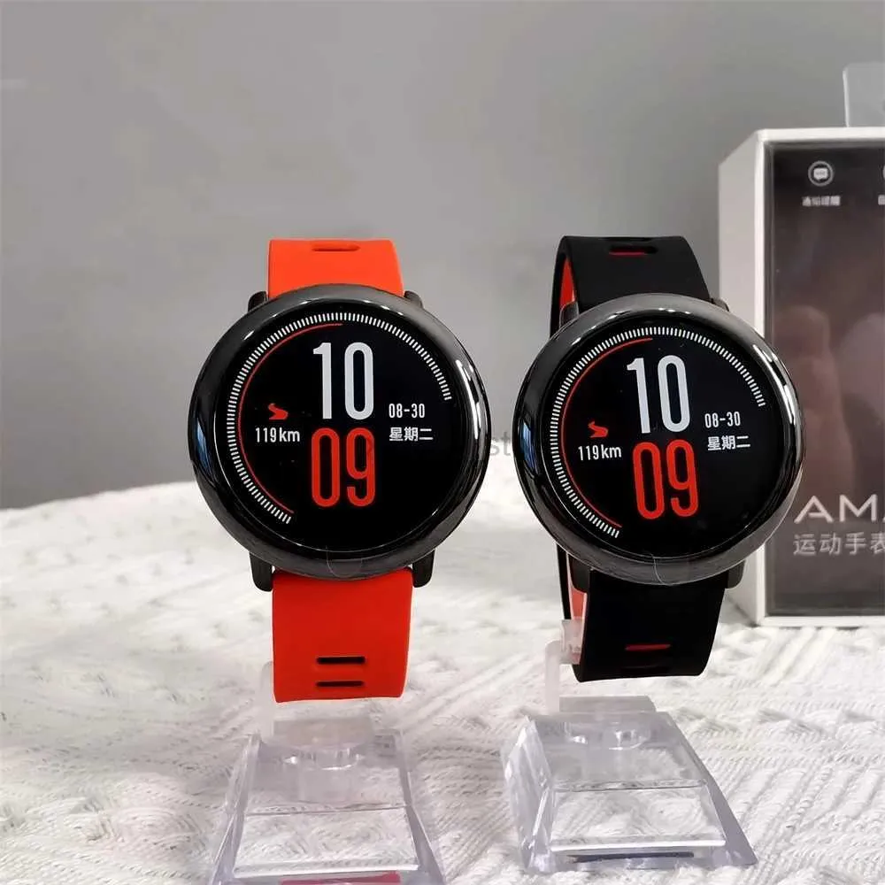 Bilek saatleri Amazfit Pace Akıllı Swatch Spor Saati Erkekler için Ürün Yazılımı Dünya Çapında Fitness Bluetooth Dahili GPS Mağazası 90-95 Yeni 240319