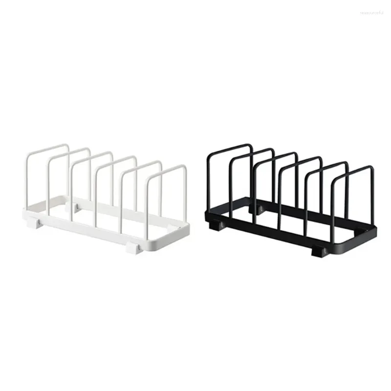 Küche Lagerung Organizer Topf Und Pfanne Rack Deckel Schneidebrett Organizer Ständer Halter Edelstahl Für Zubehör