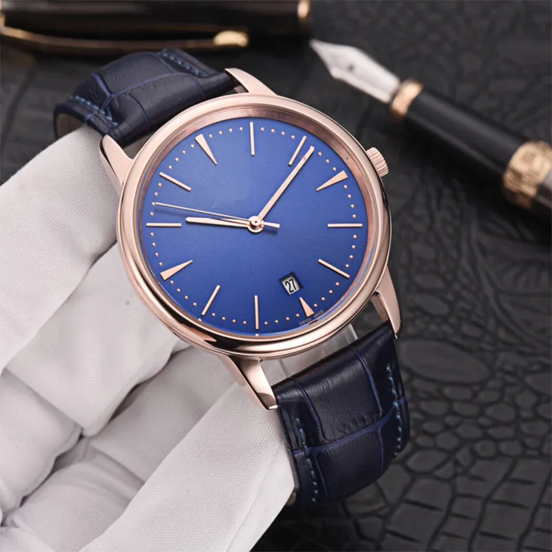 Aaa relógio masculino de luxo relógio mecânico automático alta qualidade aço inoxidável couro safira lazer designer relógio presente
