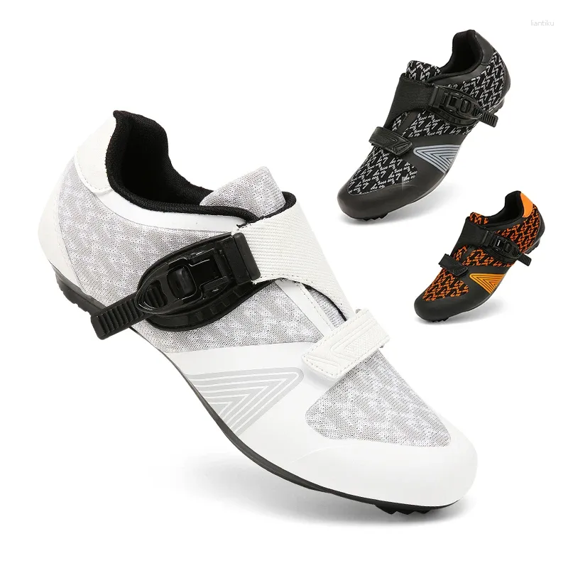 Sapatos de ciclismo estrada tênis mtb masculino grampo velocidade plana pedal bicicleta mountain clip corrida calçados