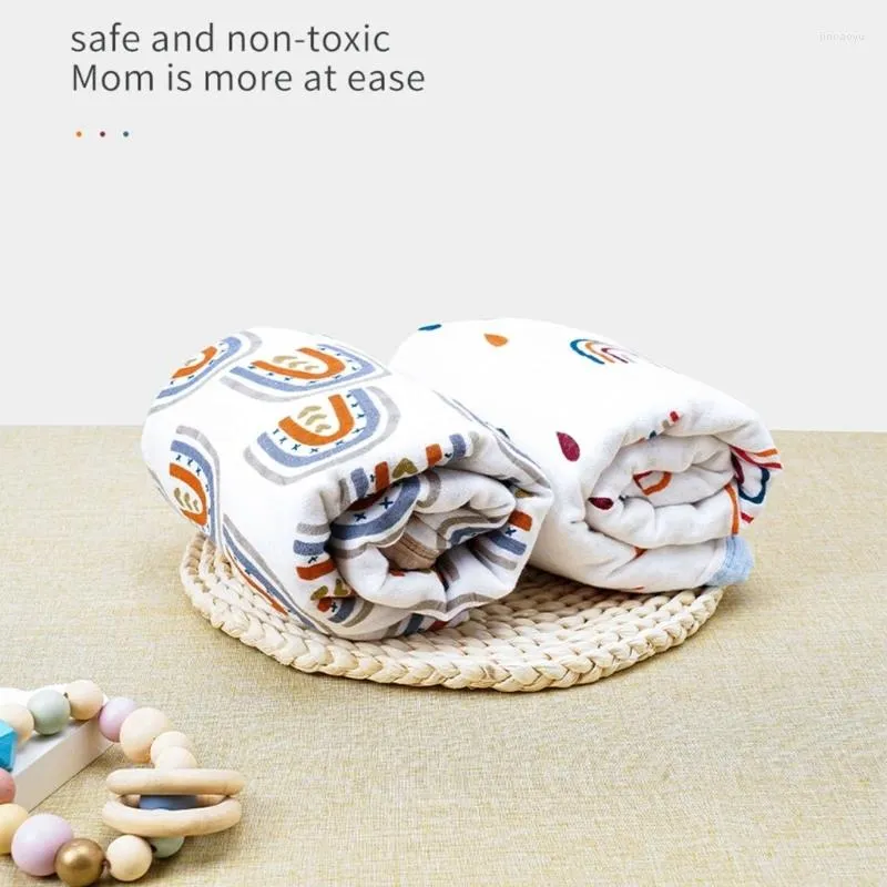 Одеяла, 4 слоя, муслиновое одеяло для детского душа, хлопково-марлевое мягкое пеленальное банное полотенце, аксессуары для детского постельного белья