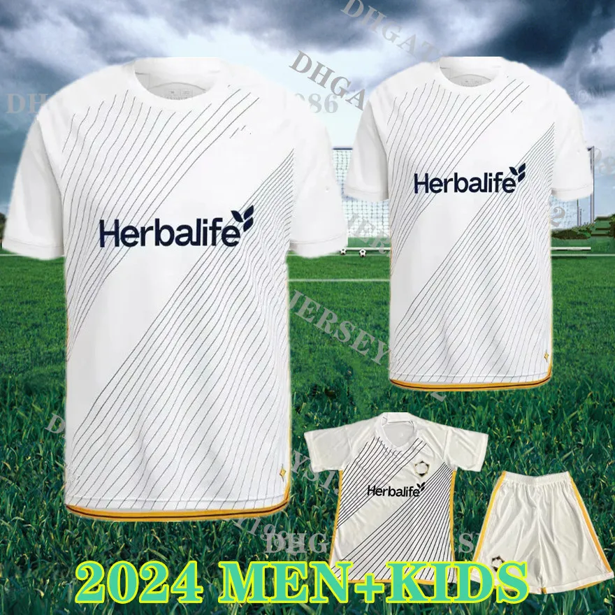 24 25 LAギャラクシーサッカージャージ2024 2025 Chicharito Costa Joveljic Edwards Coulibaly Bond Raveloson Araujo Men Kids Football KitsファンプレーヤーバージョンS-4XL