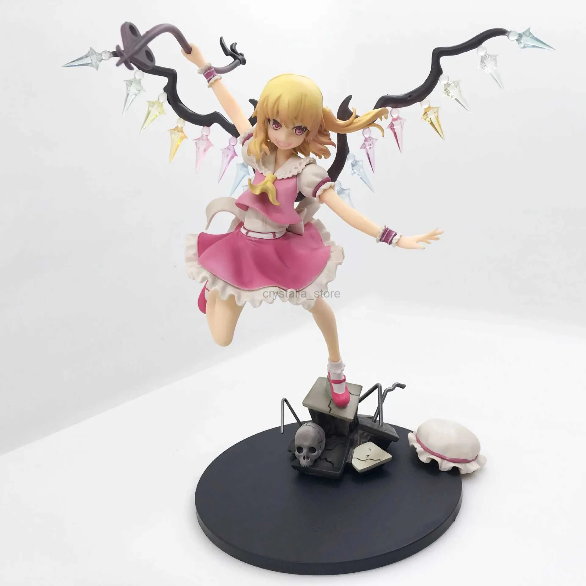 Anime Manga Flandre figurines écarlates Anime vampire fille magique figurine PVC GK jouets pour enfants cadeaux pour amis bureau objets de collection 240319
