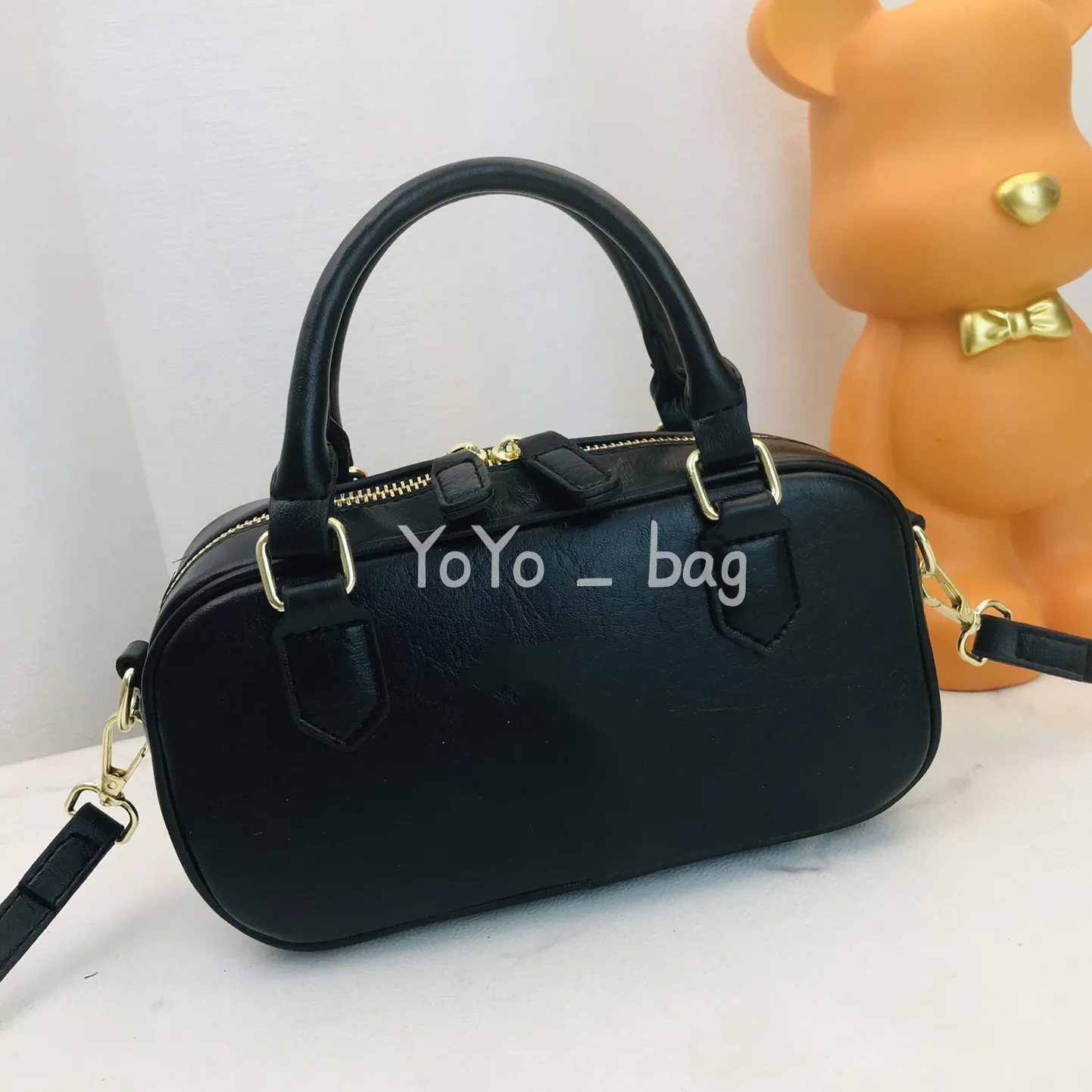 Bolso de noche mujer de diseño Cleo Mui bolso de hombro bolso de lujo bolso bandolera bajo axila cierre de cremallera cuero suave mini negro beige metal letras vacaciones