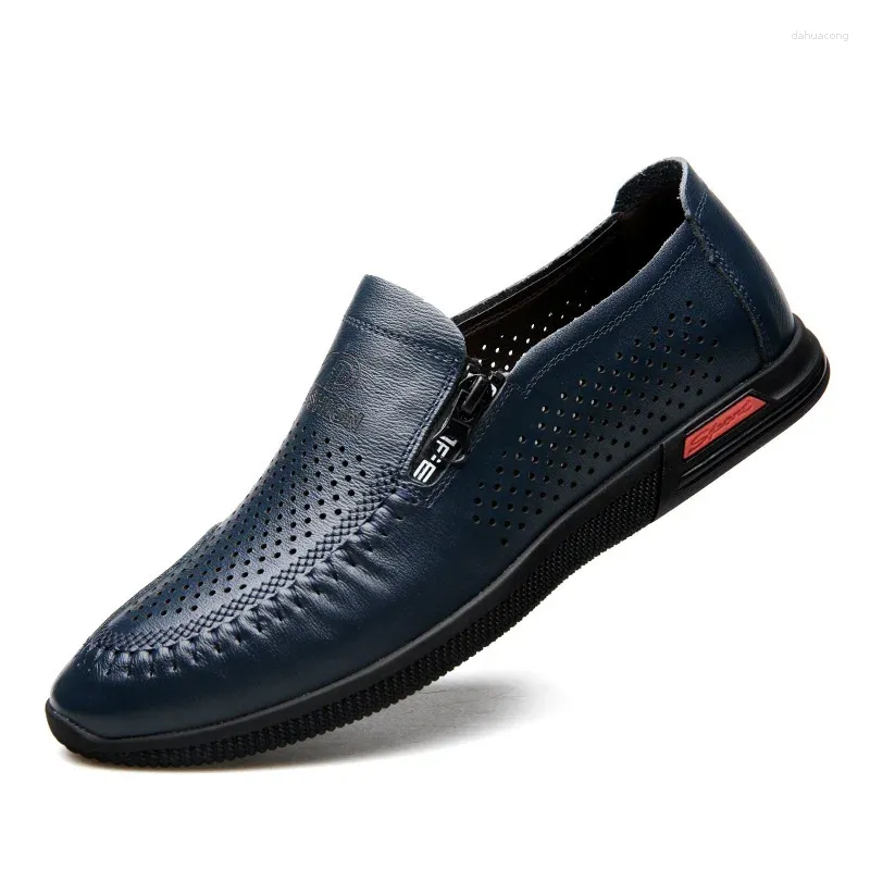 Yürüyüş Ayakkabıları Erkekler İçin Gerçek Deri Nefes Ayak Sneakers Gelgit Nefes Alabilir Düz Erkek Konfor Arder
