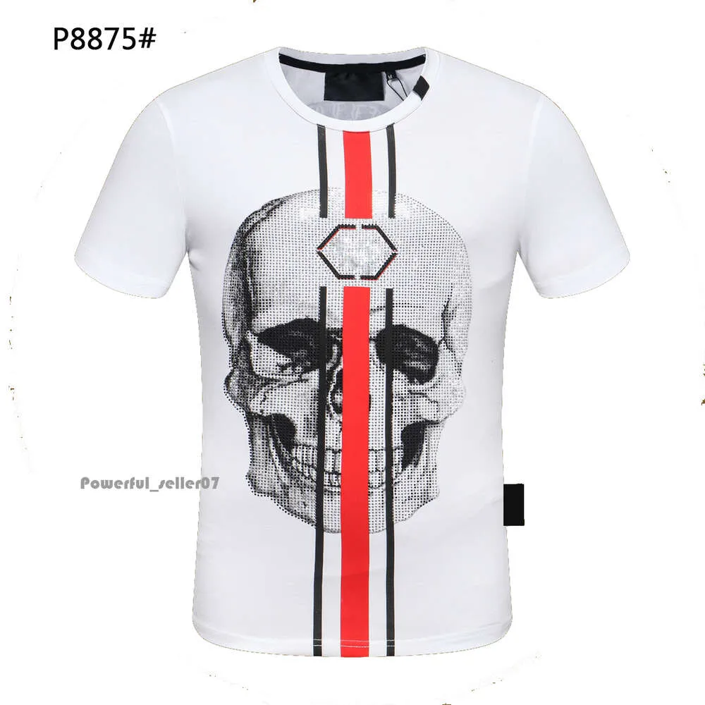 Plein Bear T Shirt Mens Designer Tshirts Phillip Plein Skull Philipps Plein Man T-shirty Klasyczne wysokiej jakości Hip Hop Philip Plein 4143