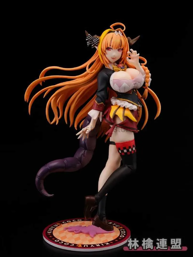 Anime Manga Zestaw żywicy figurki Kiryu Coco Holoolive Unpalaned Garage Model GK 240319