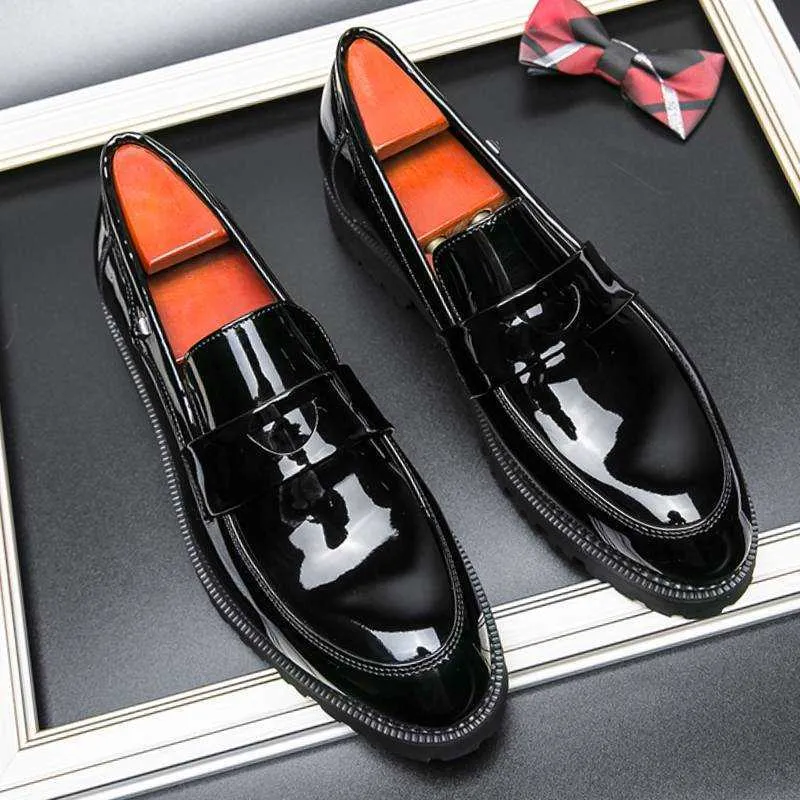 Men's Black Patent Leather Penny Loafers - Pointed Toe Dress Shoes, Classy Wedding & Formal Footwear, Comfortable Walking Shoes from Dhgate Dress Shoes - price 114.09 Men's Black Patent Leather Penny Loafers - Pointed Toe Dress Shoes, Classy Wedding & Formal Footwear, Comfortable Walking Shoes from Dhgate Dress Shoes - price 114.09
