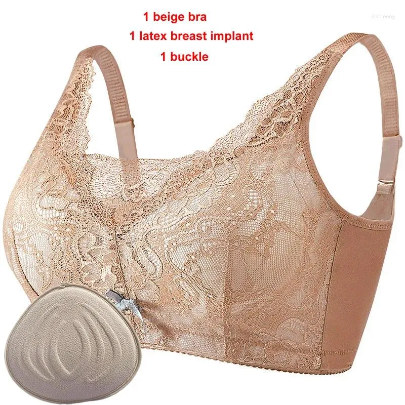 Bras Mastectomy Bra Triangular Latex Breast Augmentation Device 2143