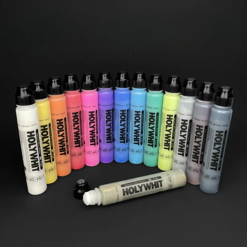 Marqueurs 50ML stylo de peinture de grande capacité huileux 12mm tête ronde Art Graffiti création Signature stylo étanche ineffaçable stylo marqueur de Fiber