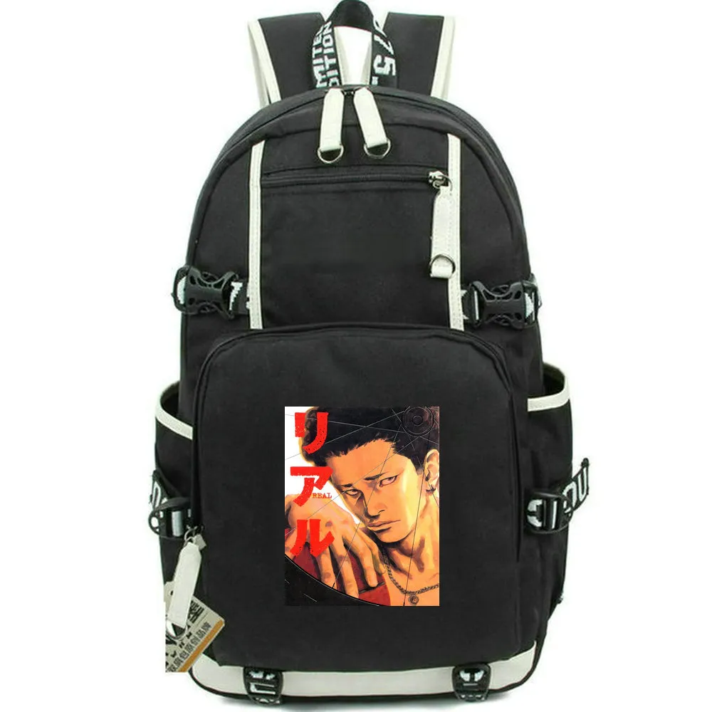 Настоящий рюкзак Комический рюкзак Япония Аниме Школьная сумка Рюкзак с мультяшным принтом Повседневная школьная сумка Компьютерный дневной пакет
