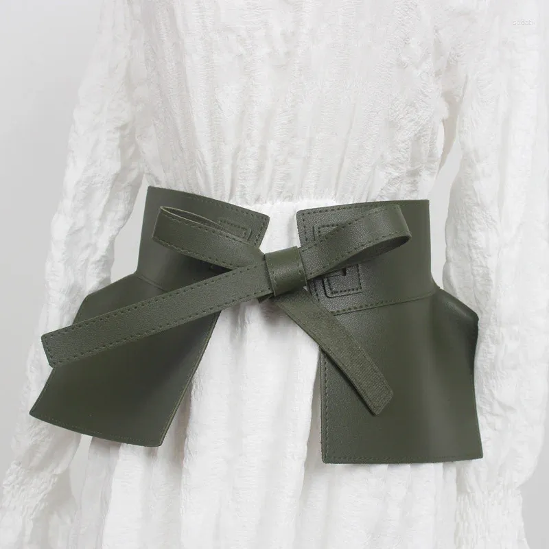 Wide Waist Belt Womens Fashion Leather Knot... From Sodatx, $11.21 |  DHgate.Com