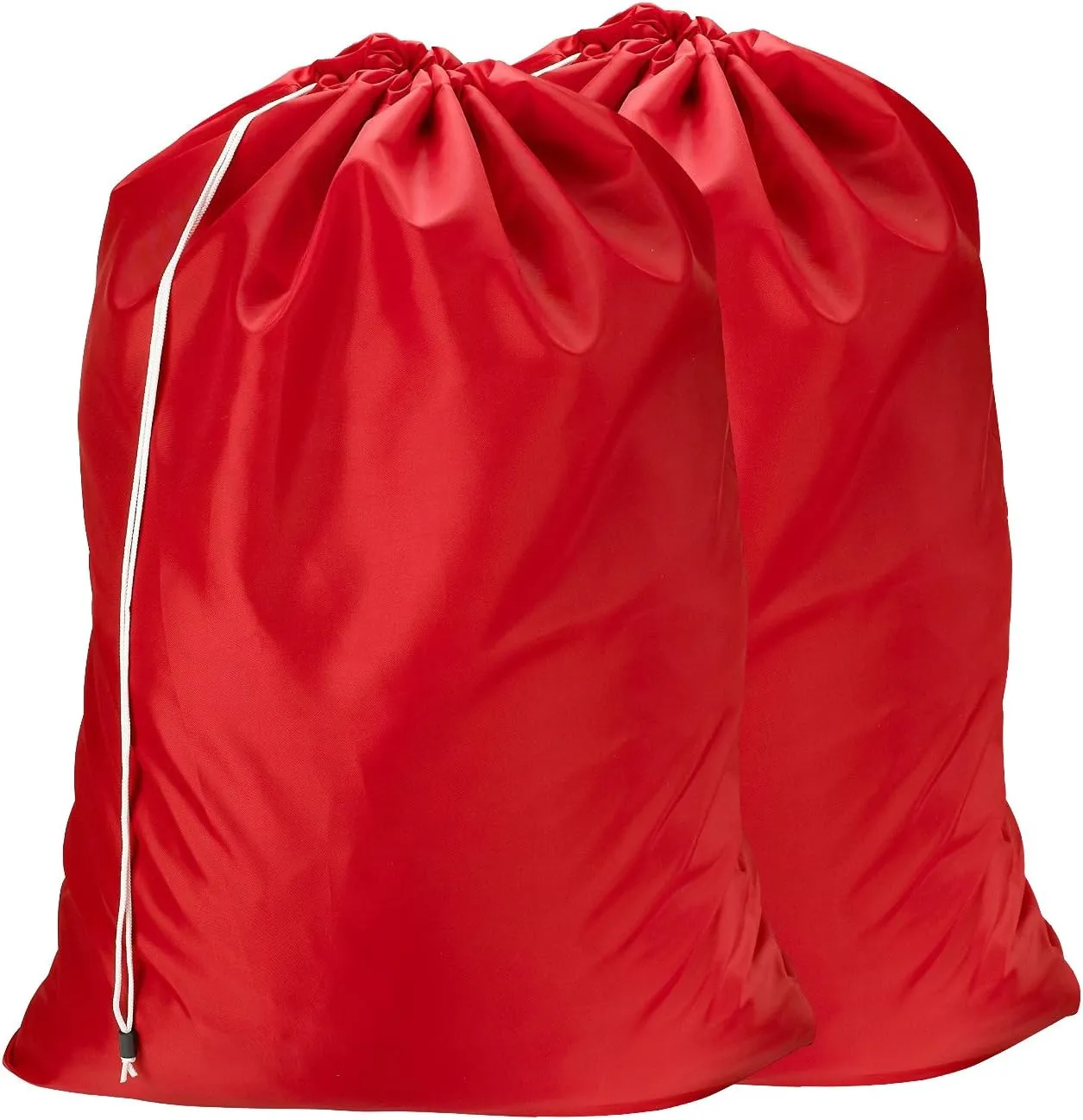 Sac à linge pratique en nylon – Fermeture à cordon verrouillable et lavable en machine.Ces grands sacs conviendront à un panier à linge.
