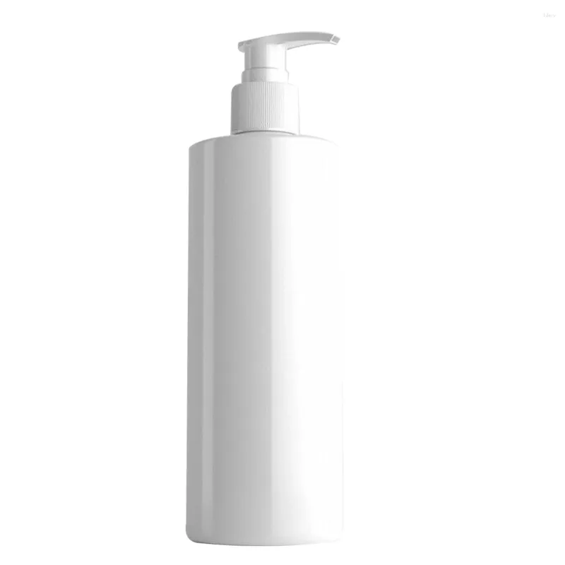 Dispensador de sabão líquido 5 pçs 500ml branco pet vazio recarregável shampoo loção garrafas com bomba dispensadores casa banheiro cozinha salão ferramenta