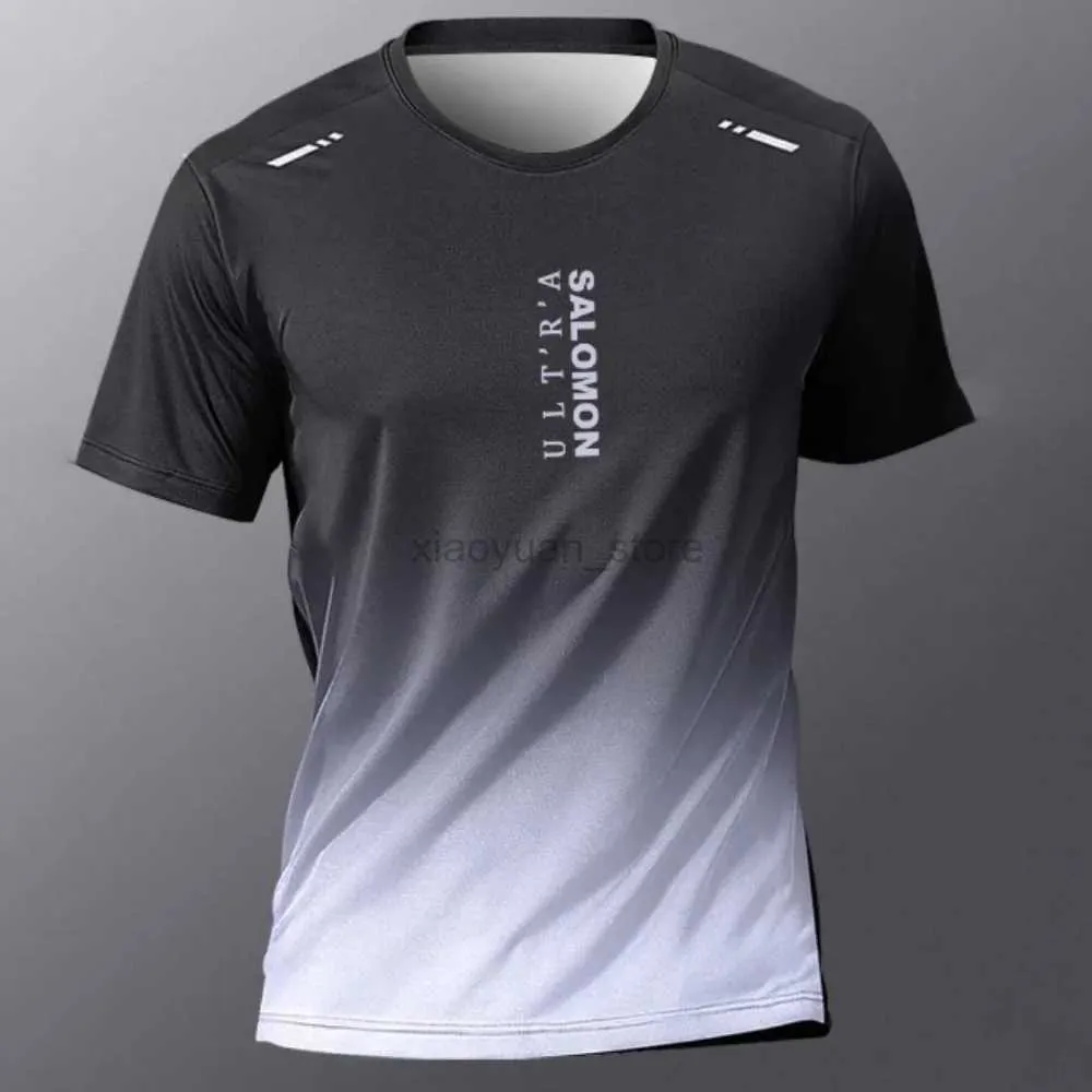 Homens camisetas Mens Badminton Quick Dry Mens Esporte Treinamento Boxe Camisa T-shirt Diário para Correr Muito Grande Mens Roupas 240327