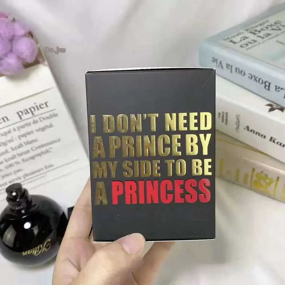 Parfum de marque 50 ml Je n'ai pas besoin de Prince à mes côtés pour être une princesse EDP pour femme Bonne odeur Parfum élevé et durable en stock Expédition rapide