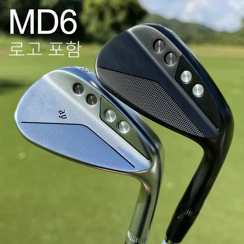 Clubs Clubs de Golf cales de sable cales de Golf MD6 50/52/54/56/58/60/62 degrés argent blanc léger haute rotation contrôle de Distance facile