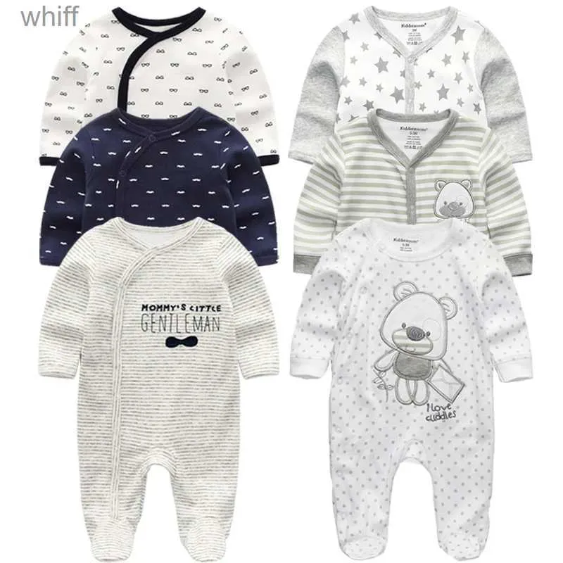 Rompers Nowonarodzone dziecięce ubrania zimowe 2/3pcs Baby Boys Girl