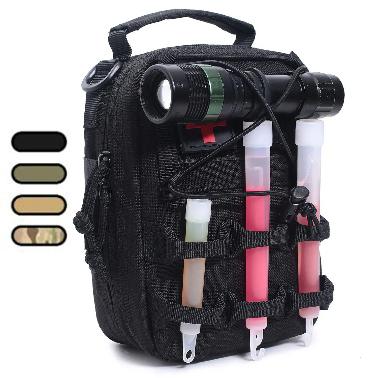 Tassen Nieuwe Militair EDC Pack Molle Tactical Taille Bag Outdoor SOS Pouch Army Medical Kit Belt Backpack Hunting Survival EHBO -tas