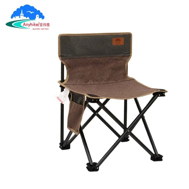 Furnishings Outdoor Camping Folding Chair Light and Handy Fishing Chair Sturdy and Durable Leisure Seating Comfortable Stool