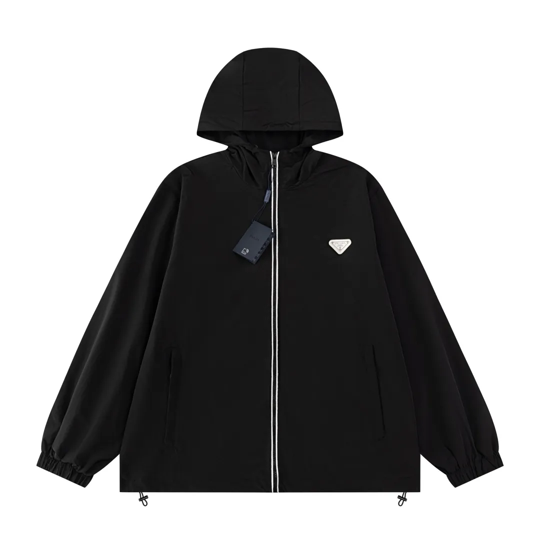 2024 Designer Mens Veste Printemps et Automne Windrunner Tee Mode Sports à capuche Coupe-vent Casual Vestes à glissière Vêtements