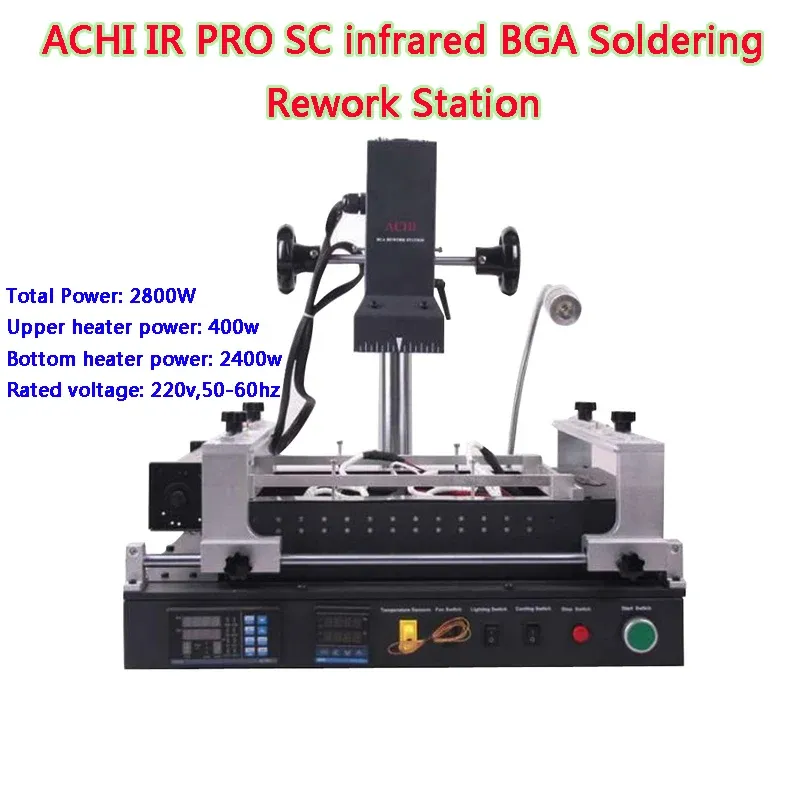 Achi ir pro sc infrared bga soldering rework stations for mother mother schip pcb machine repressed machine