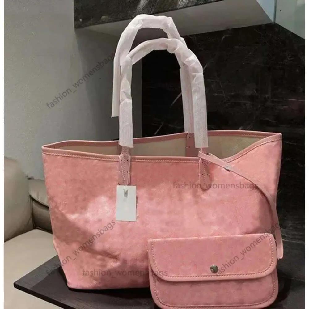 Luksusowa designerska torba damska Prawdziwy skórzany różowy projektanci torba na ramię Tote Crossbody torebka