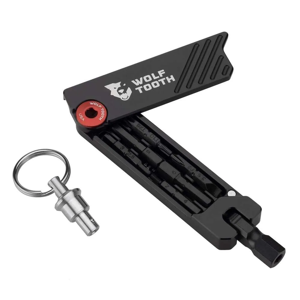 6-bit Hex Wrench Multi-tool with Keychain