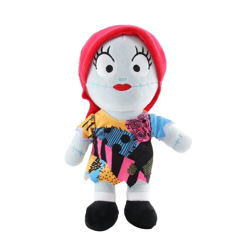 Stuffed Plush Toy Halloween Skeleton Jack Thriller Girlfriend Lisa doll Children`s Playmate Home Decoration Boys Girls Birthday Children`s Day Christmas 25cm UPS