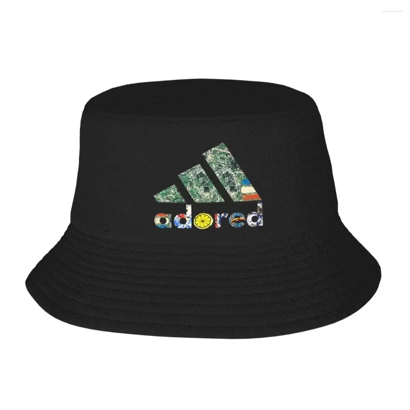 Berets the Stone Roses Adored 80_s Sports Lemon Design Bucket Hat Panama für Kinder Bob Hats Fisherman Beach Fishing Unisex Caps