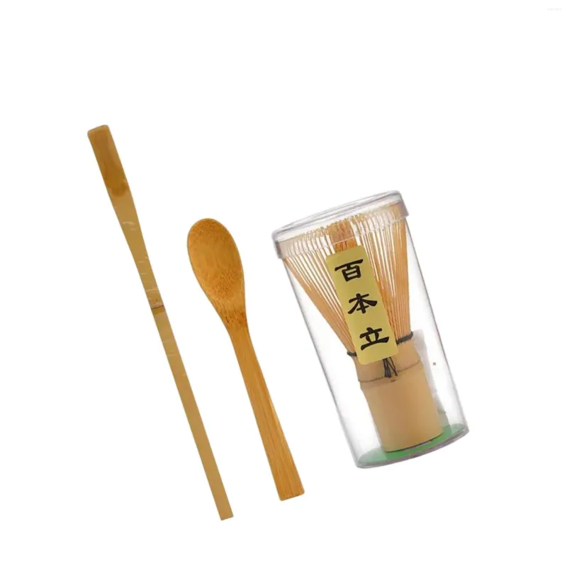 Set di stoviglie per il tè Set di fruste Matcha Kit di avvio multifunzione fatto a mano Utensile per cerimoniale