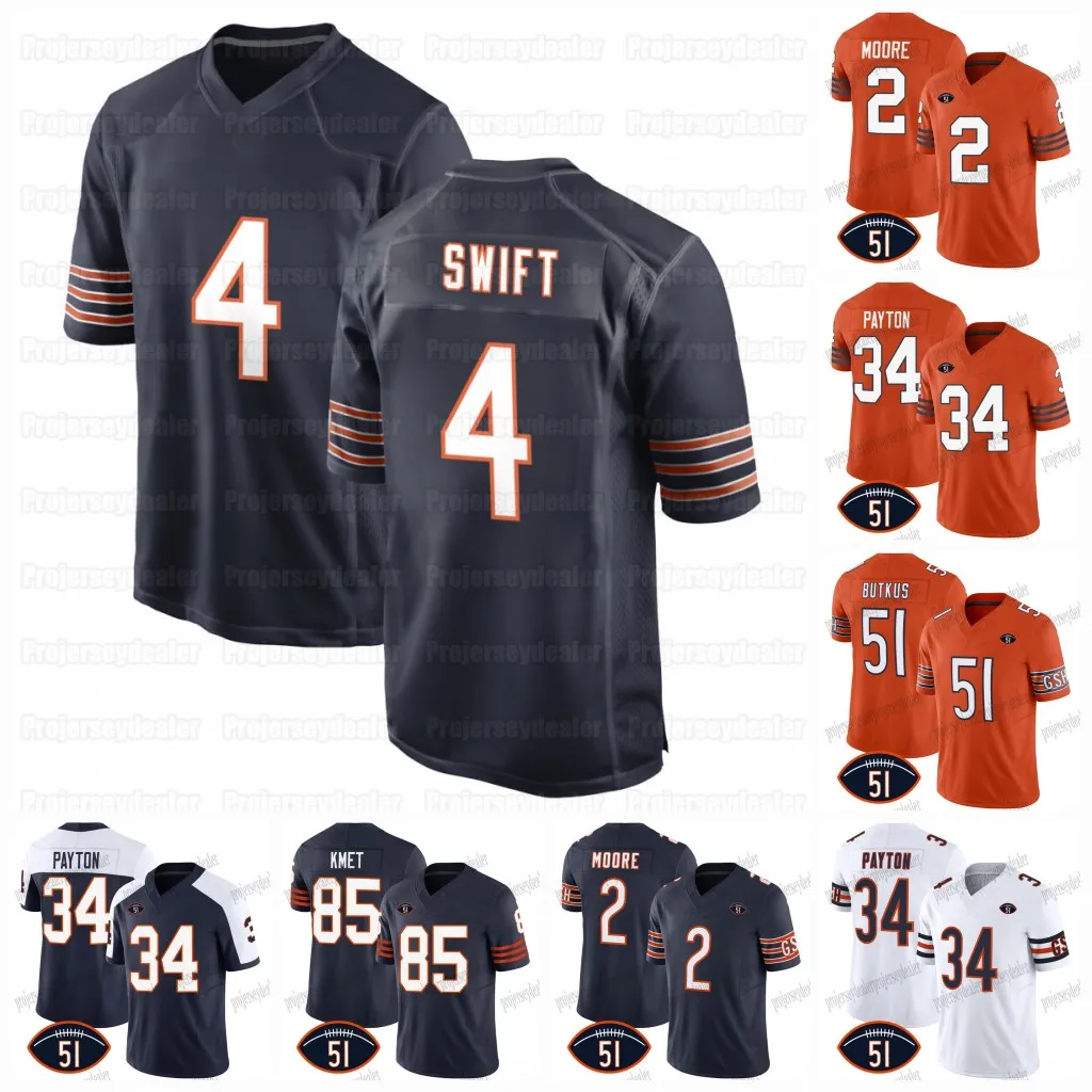 '4 D'Andre Swift Bears 2024 Nike Men's篮球 Jerseys: Comfortable, Stylish, And Versatile From ...