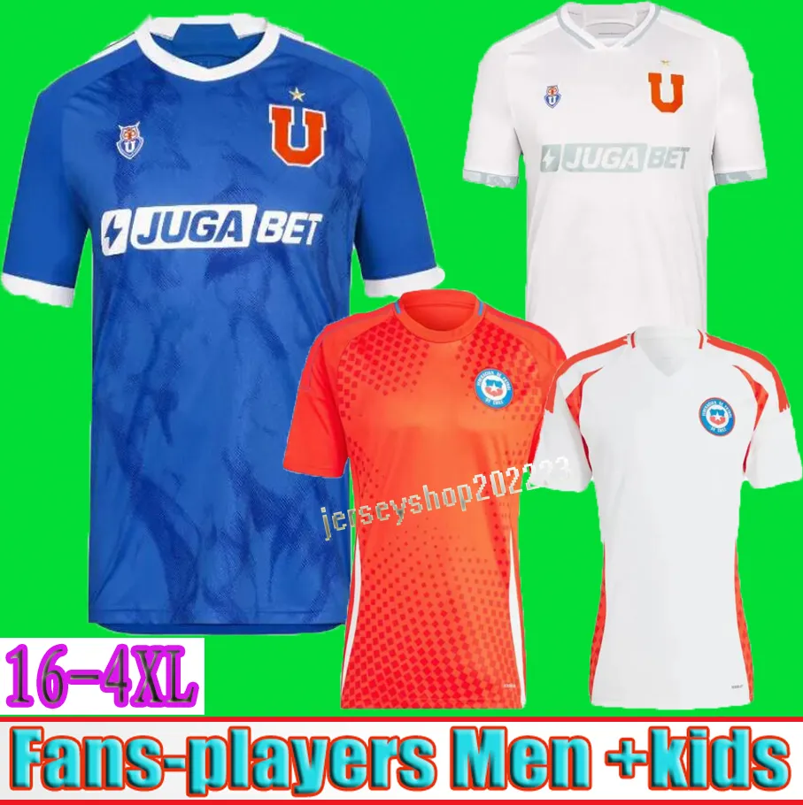 2024 2025 Universidad de Chile Soccer Jerseys Assadi 24 25 Guerrero Diaz Fernandez Vidal Alexis Medel Valdes Mendez Suazo Brereton Aravena Football Shirt