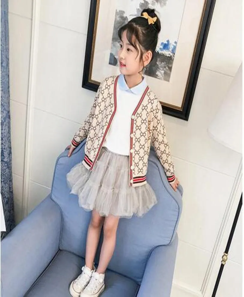 2021 new spring and autumn beige white cardigan wool coat baby girl boy knitted sweater knitted coat8995014