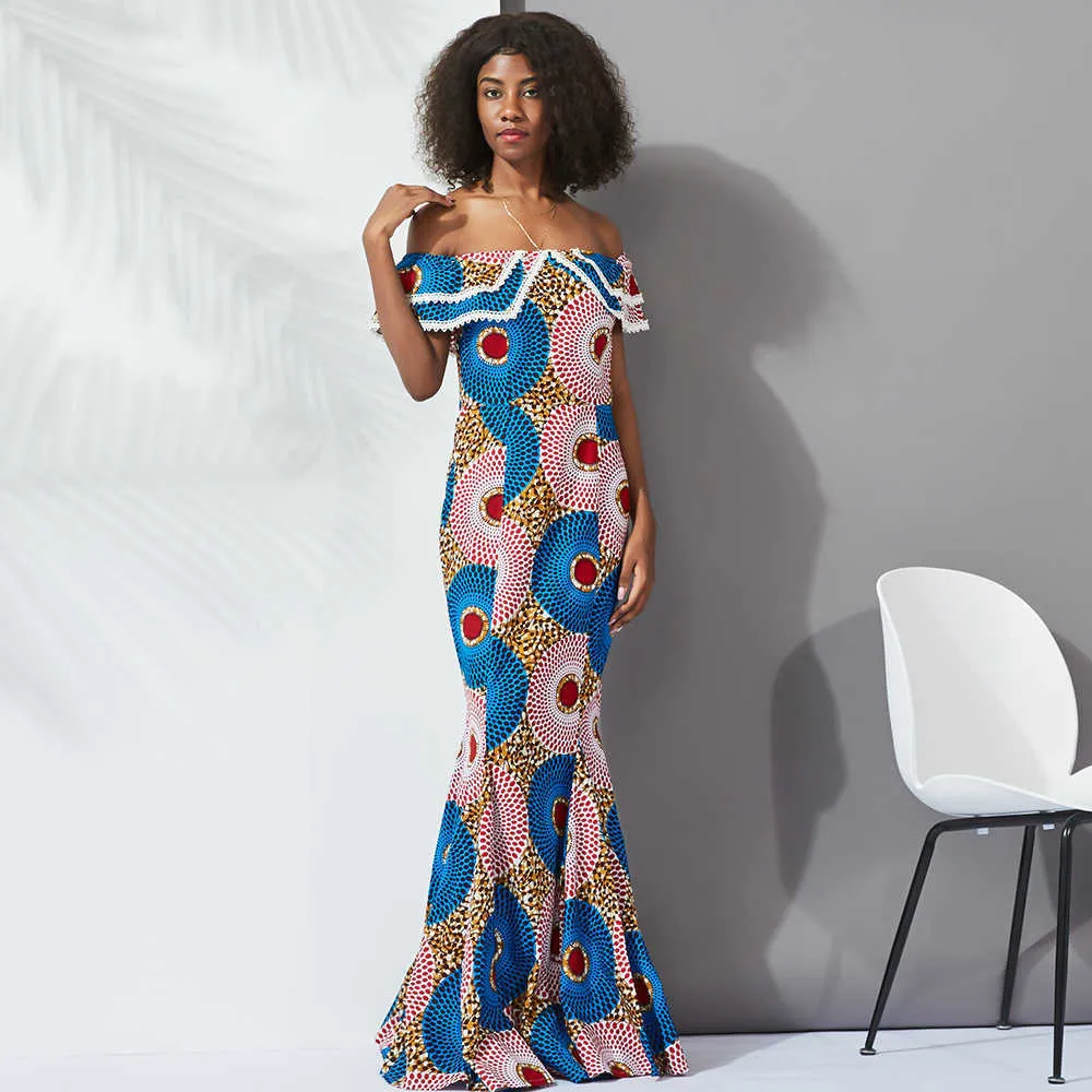 African Women Kitenge Print Chiffon Ball Gown Dress with Ruffles and Sweep  Train, Short Sleeve Above Knee Mini Dress from Dhgate Basic & Casual Dresses  - price 109.45