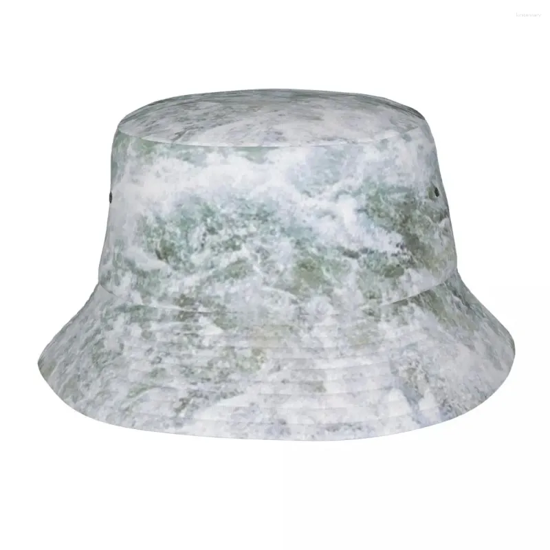 베레트 바다 블루 버킷 모자 해안 파도 힙합 어부 모자 접이식 여행 하이킹 태양 모자 캐주얼 디자인 모자